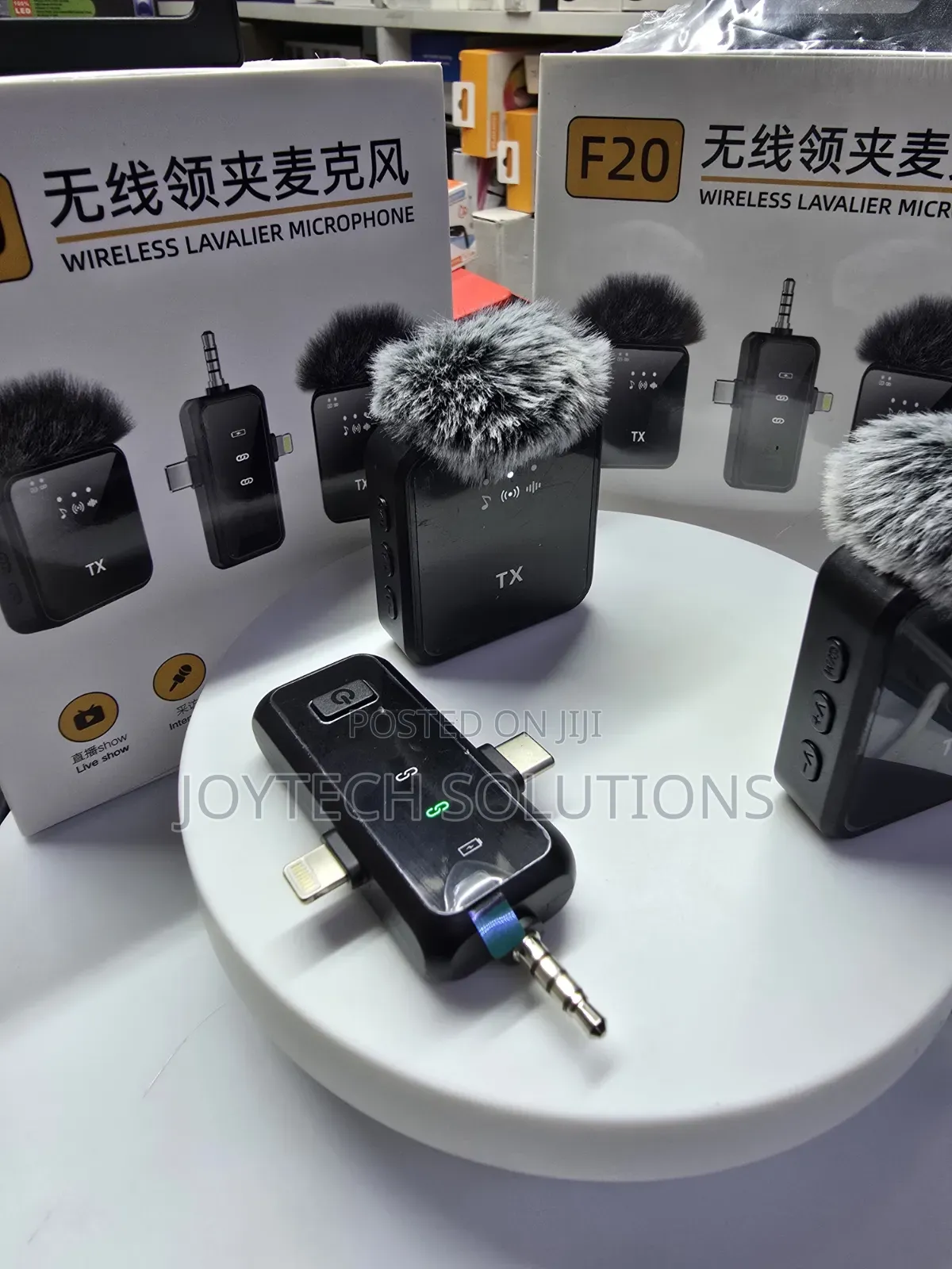 F20 Professional Wireless Recording Microphone – Crystal Clear Audio