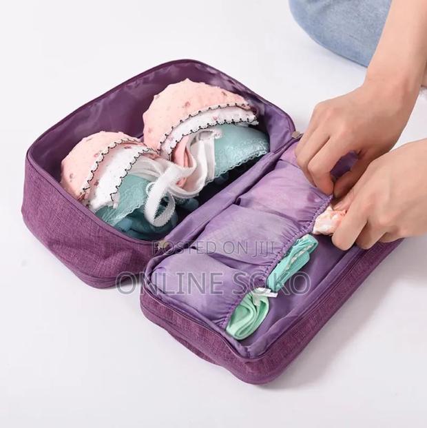 Multipurpose Travel Underwear Toiletry Makeup Organizer Storage Bag - thumbnail 3