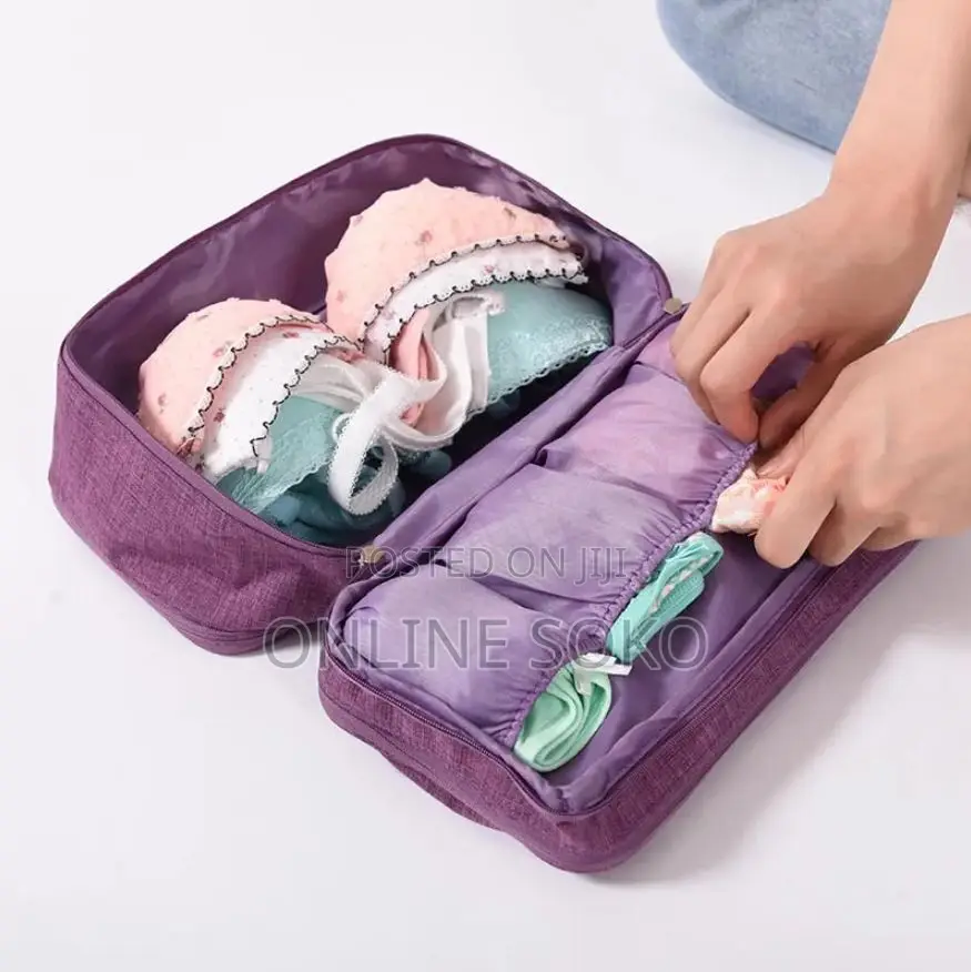 Multipurpose Travel Underwear Toiletry Makeup Organizer Storage Bag