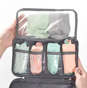 Multipurpose Travel Underwear Toiletry Makeup Organizer Storage Bag