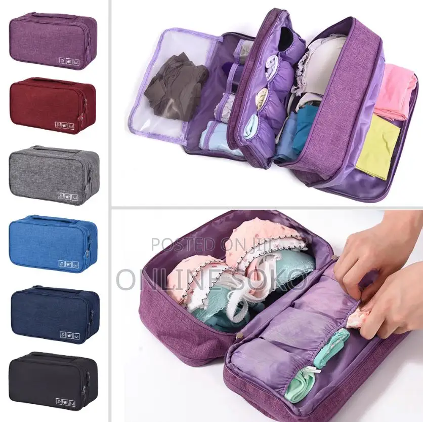 Multipurpose Travel Underwear Toiletry Makeup Organizer Storage Bag