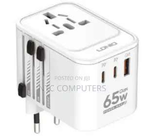 Ldnio Travel Adapter Charger 65w Gan With Type C Charging(Z6)