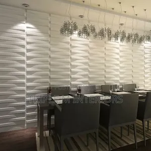 Ultra Modern Accent Wall With 3d Wall Panels