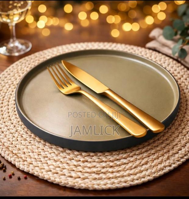 Blackish/Greenish 10.5-Inch Matte Dinner Plates (6-Piece Set) –Cv