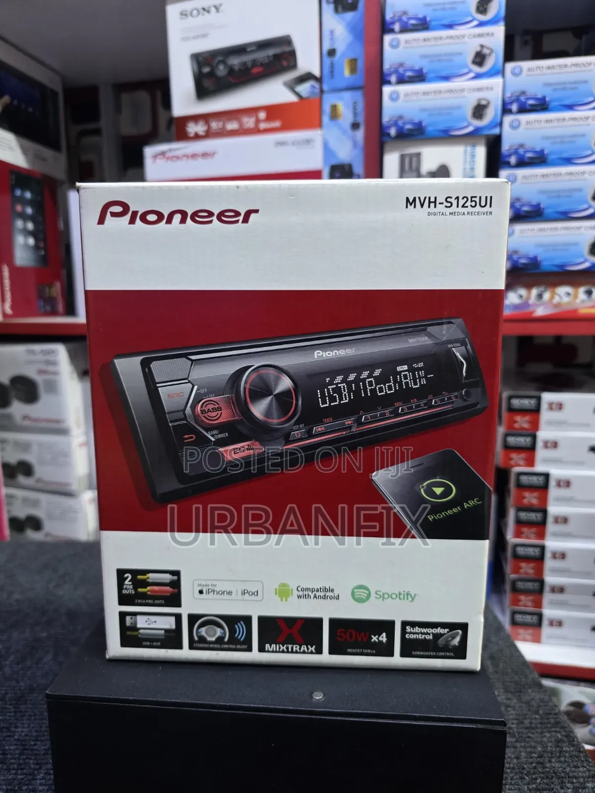 Pioneer MVH-S125ui Digital Media Receiver With Sterring Wheel Control