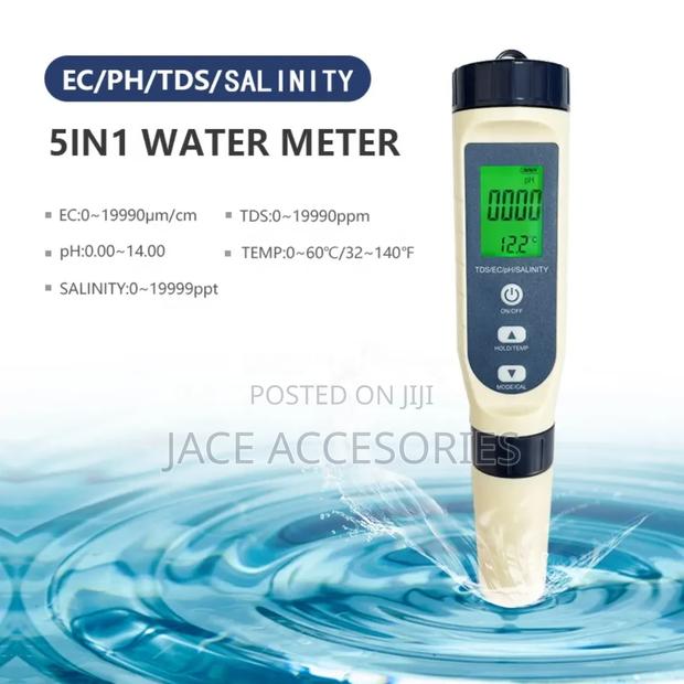 Digital 5 in 1 Water Quality Tester