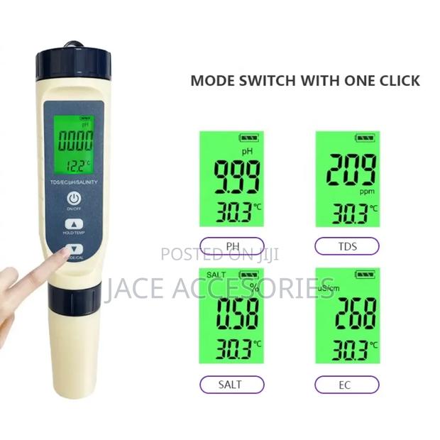 Digital 5 in 1 Water Quality Tester - thumbnail 3