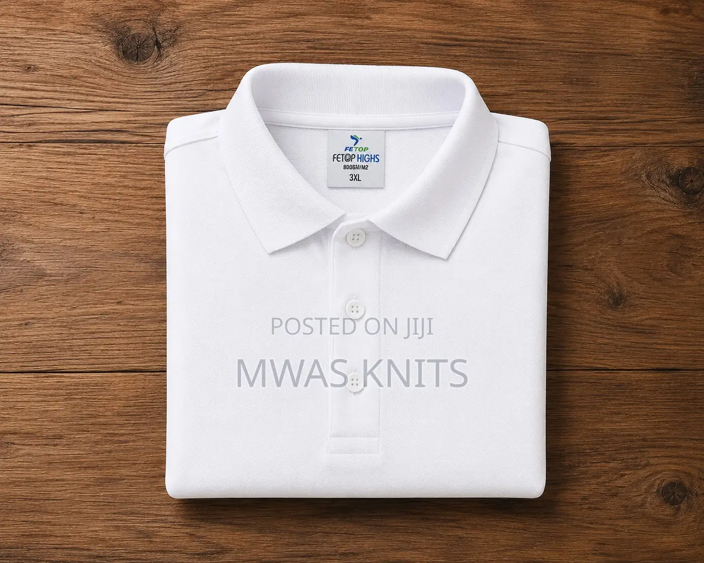 White Plain Polo T Shirt Cotton Fashion