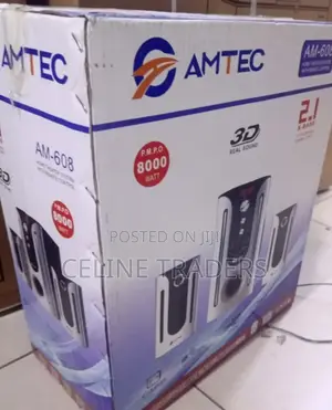 Amtec Am-608 Premium 2.1 Channel Sound System for Home Office