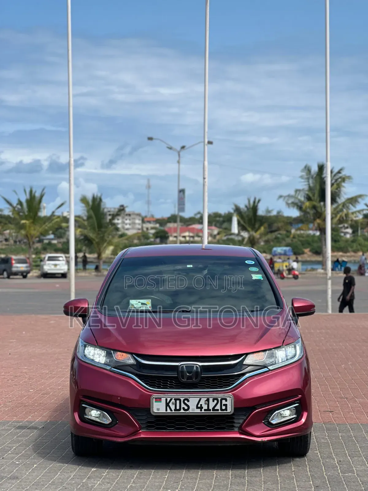 Honda Fit 2018 Maroon