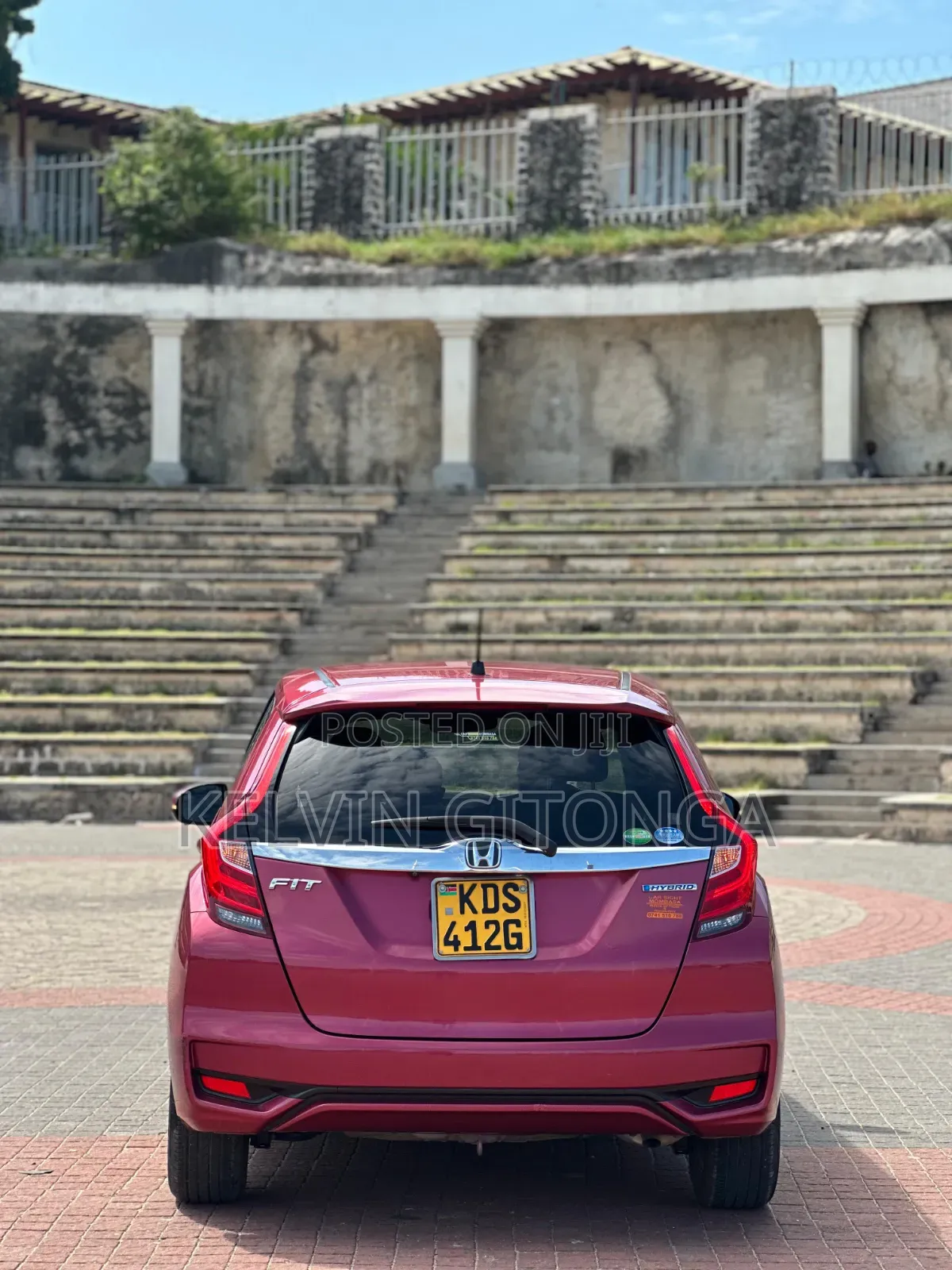 Honda Fit 2018 Maroon