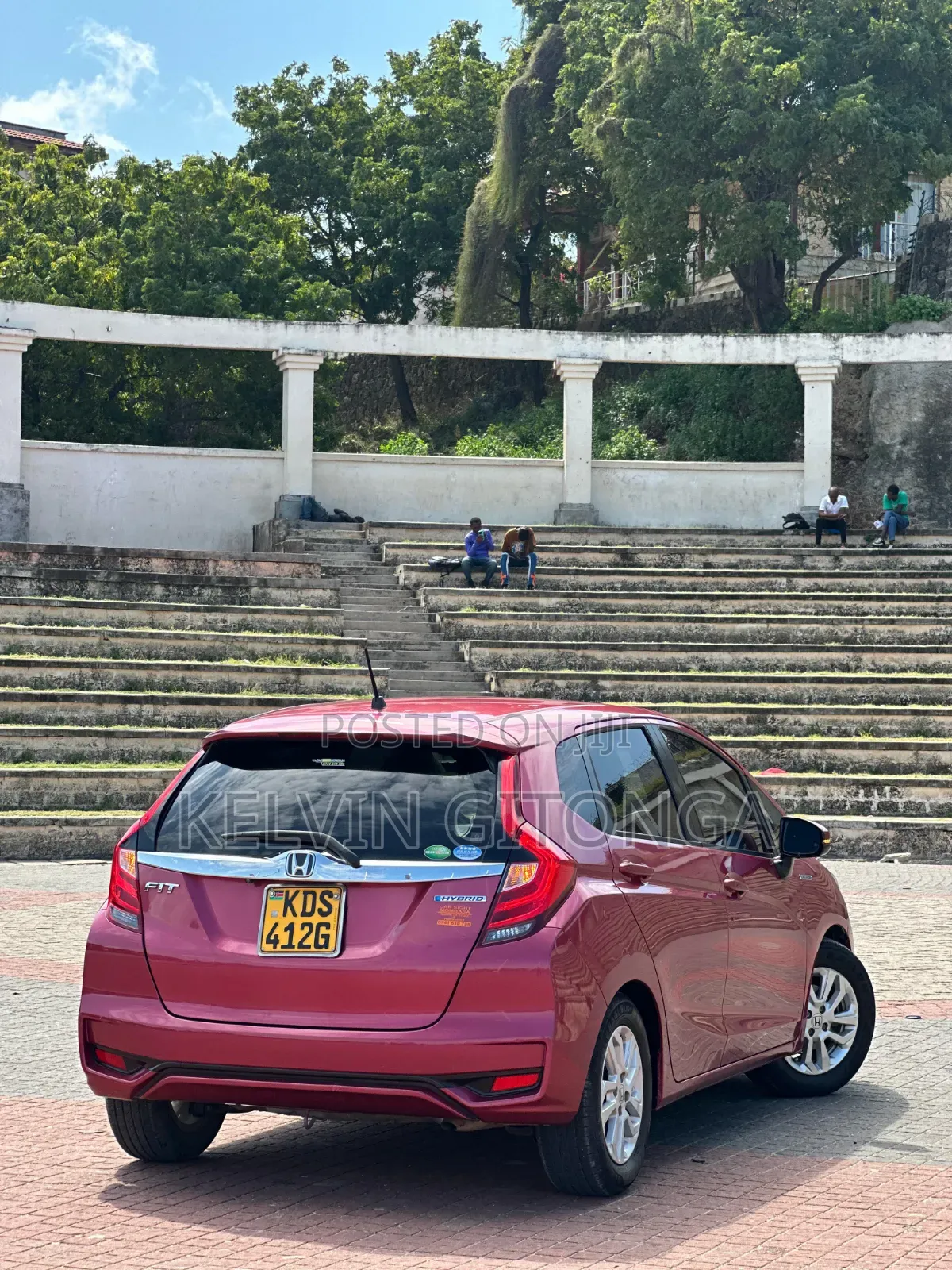 Honda Fit 2018 Maroon