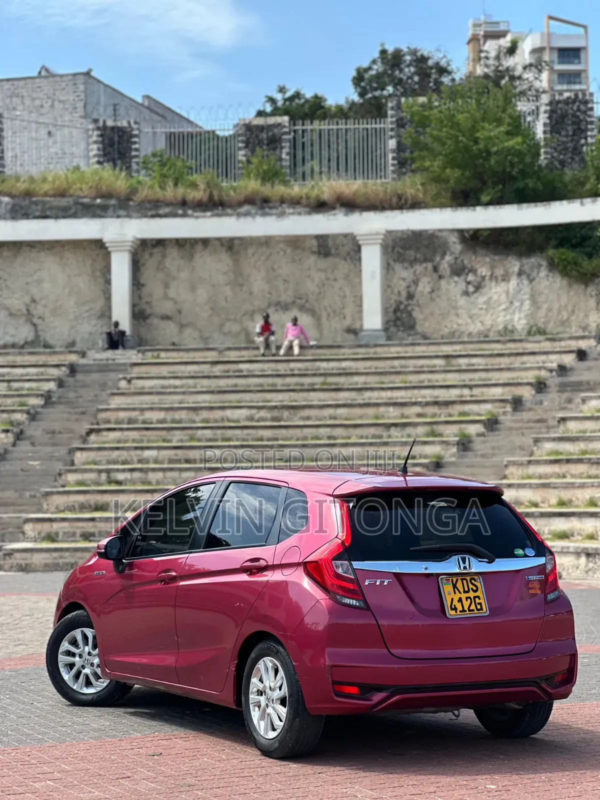 Honda Fit 2018 Maroon