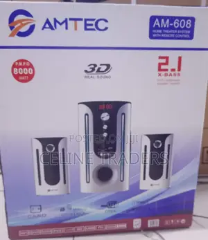 Amtec Am-608 2.1 Sound System – Stylish Design With Powerful Audio