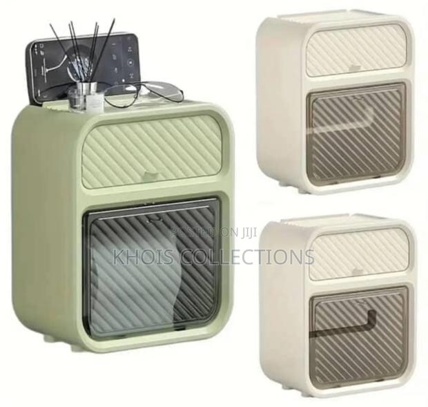 Quality Tissue Box With Drawer - main view