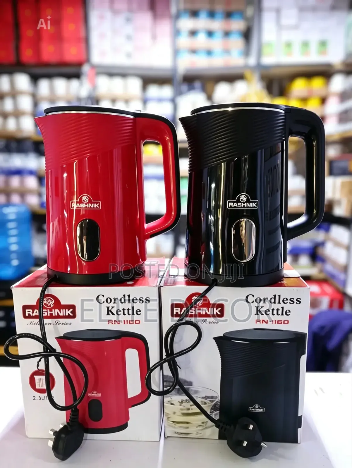 New Rashnik 2.3l Electric Kettle – Fast Boil, Durable Stylish Design