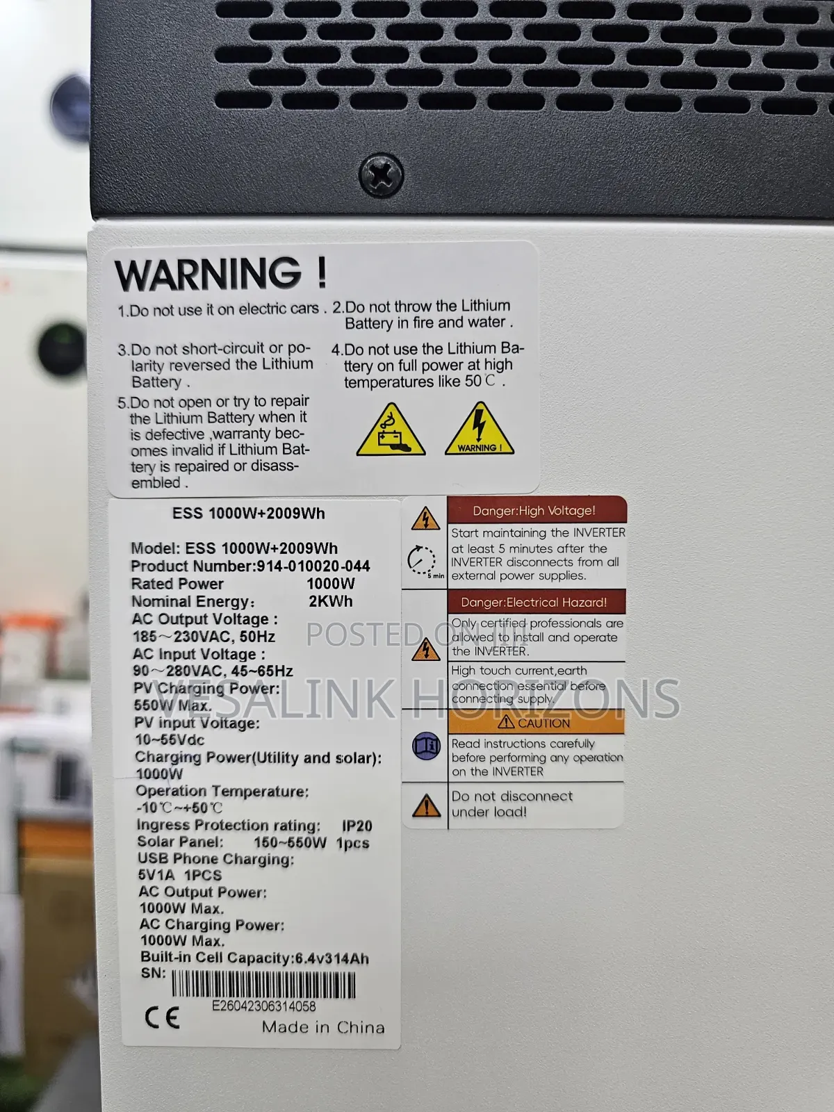 2kwh Redsun Portable Power Stattion