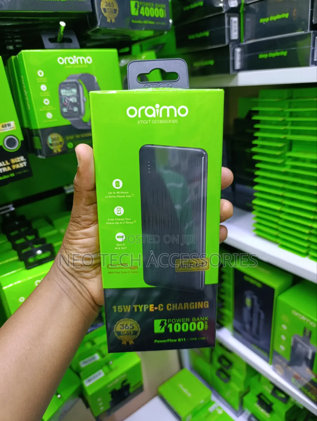 Oraimo Powerflow B11 10000mah 15w Powerbank