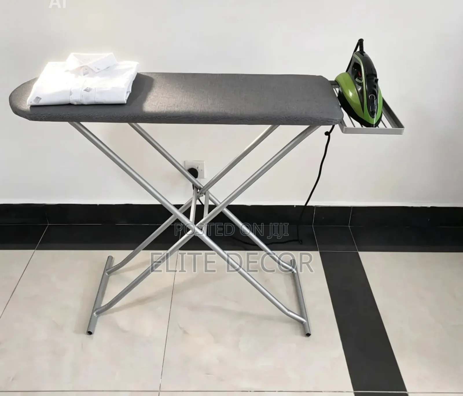 Indoors Metallic Ironing Board
