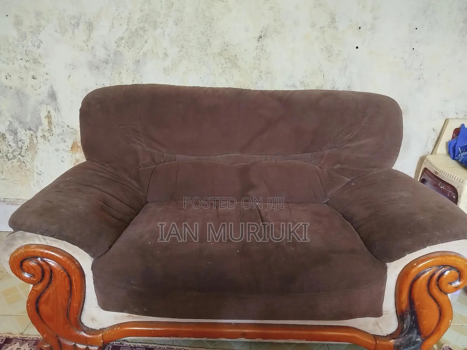 Beautiful Brown 2 Seater Couch