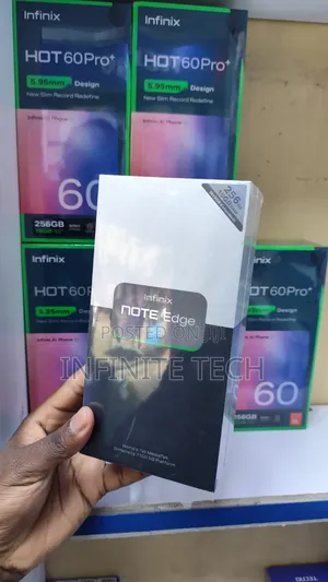 New Infinix Note Edge 256 GB Black
