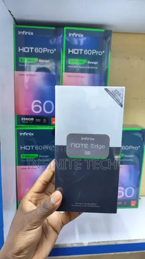 New Infinix Note Edge 256 GB Black