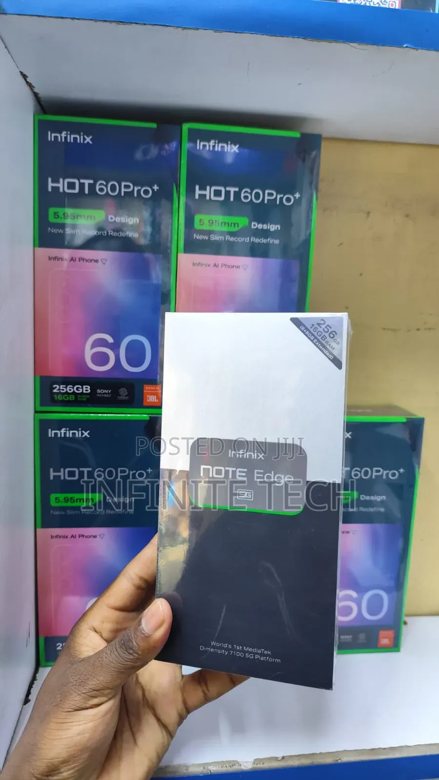 New Infinix Note Edge 256 GB Black
