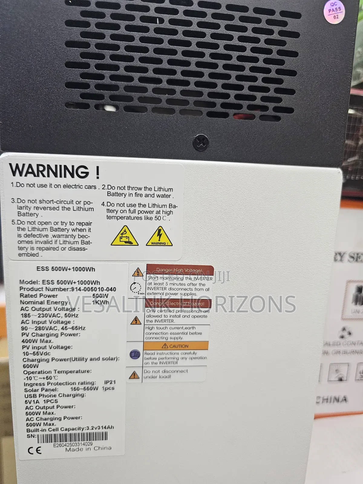 1kwh Portable Power Station - Redsun