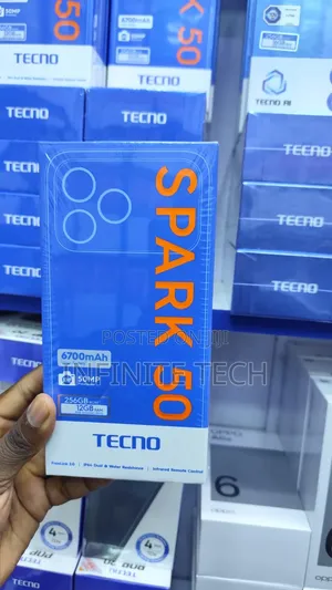 New Tecno Spark 50 128 GB Black