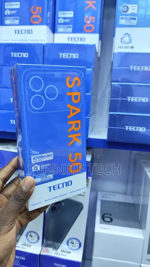 New Tecno Spark 50 128 GB Black