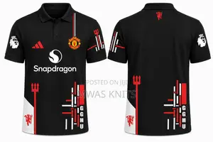Manchester United Black Polo Jersey