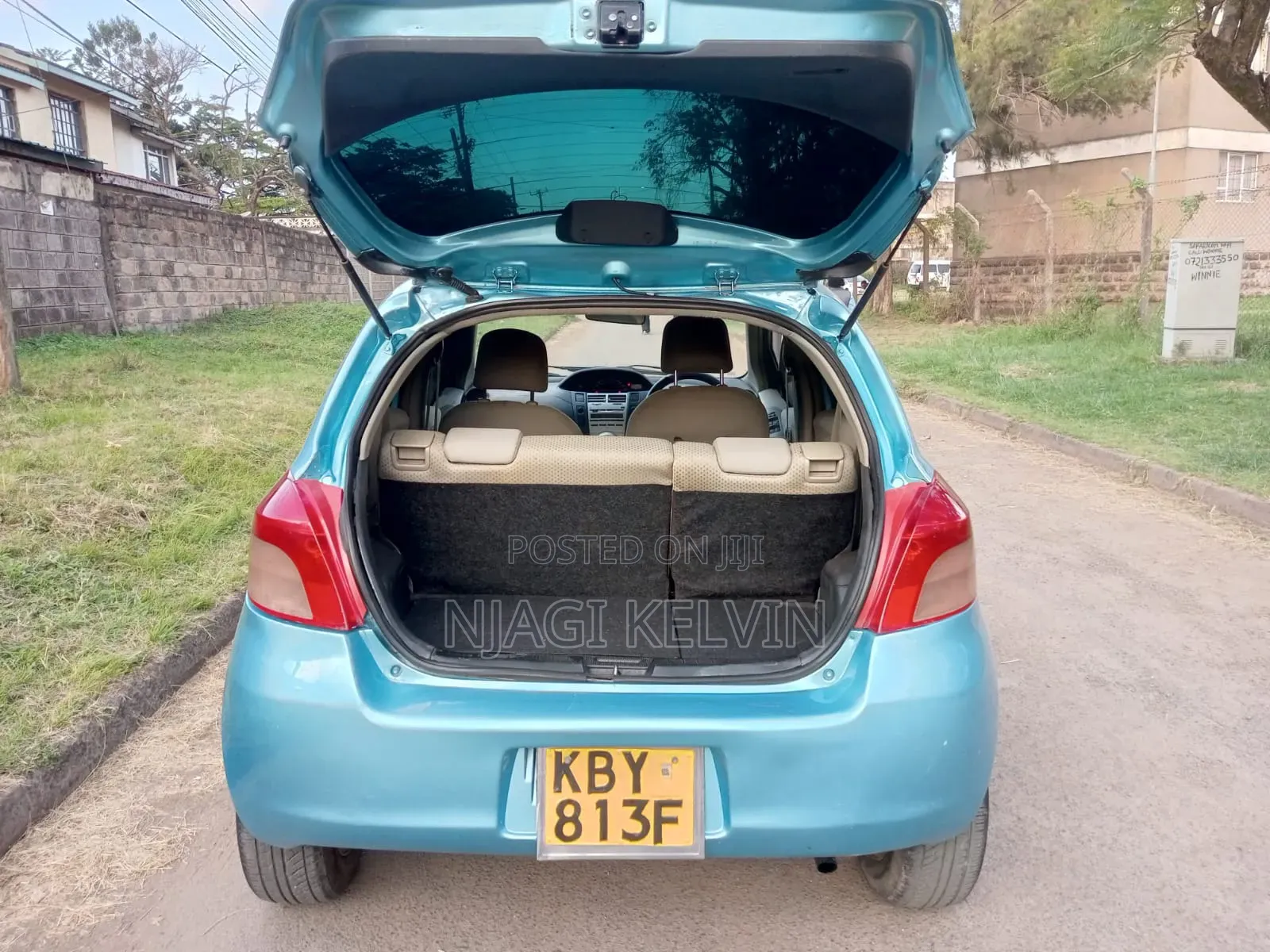 Toyota Vitz 2007 Blue