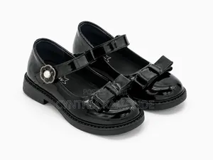 Girls Wet Look Shoes