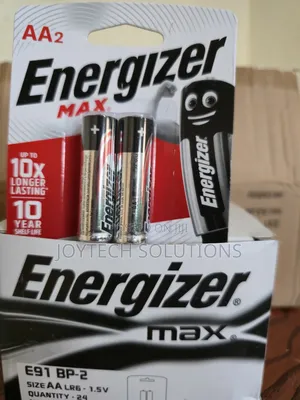 Original Energizer Max Aa Batteries 2 Pack – Long Lasting Alkaline