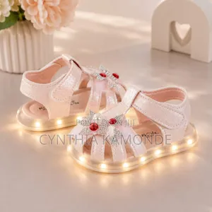 Pink White Kids Shoes
