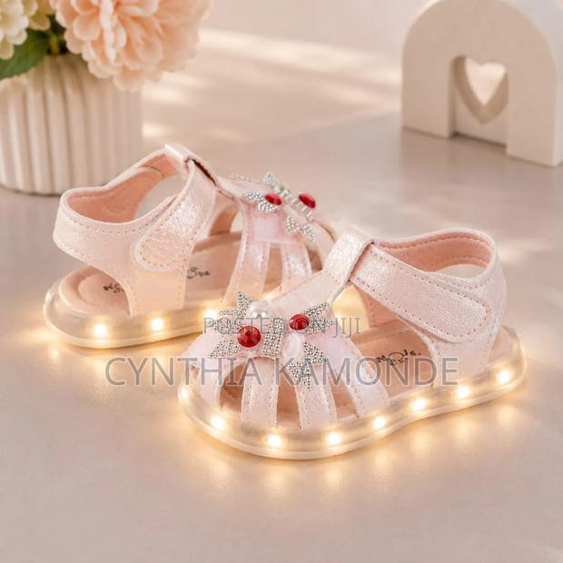 Pink White Kids Shoes - thumbnail 2