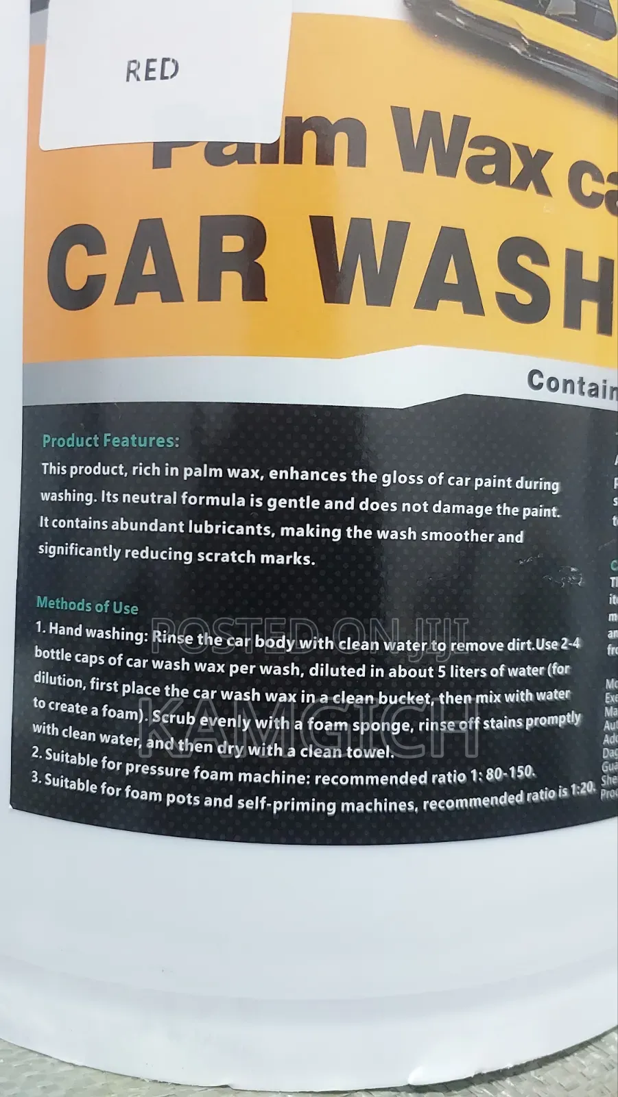 Wash And Wax (Pink In Color)