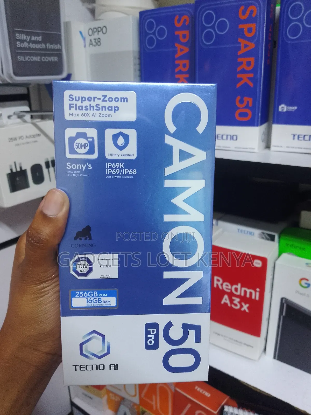 New Tecno Camon 50 Pro 256 GB Gray