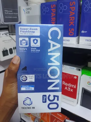 New Tecno Camon 50 Pro 256 GB Gray