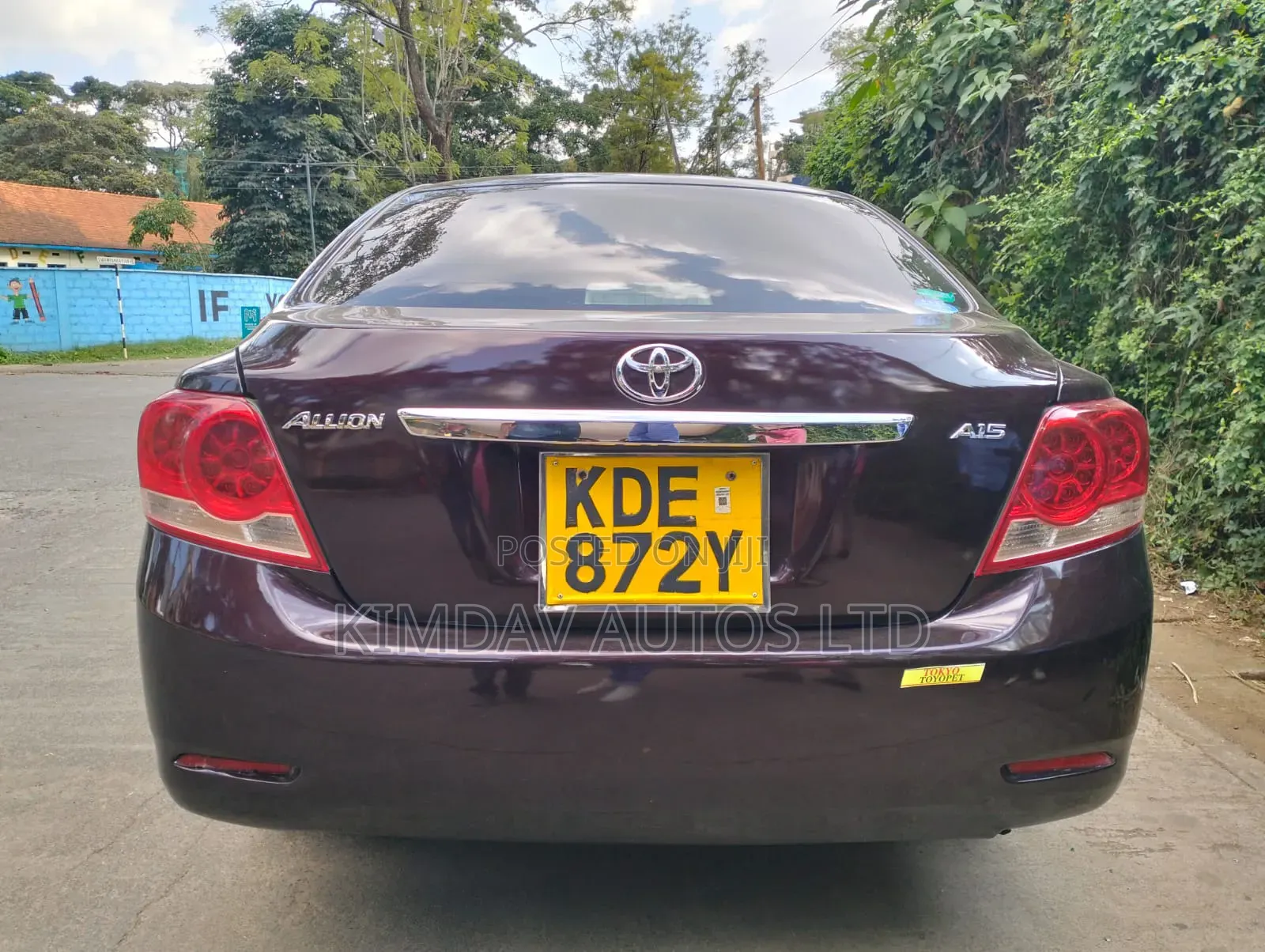 Toyota Allion 2014 Maroon