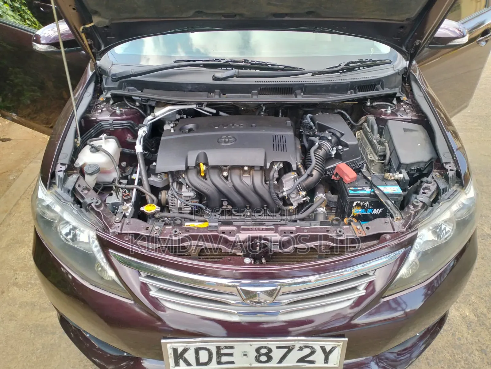 Toyota Allion 2014 Maroon