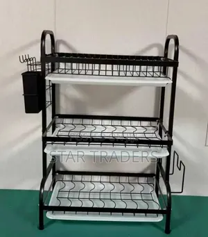 Executive Carbon Black Advanced 3 Layer Dish Rack