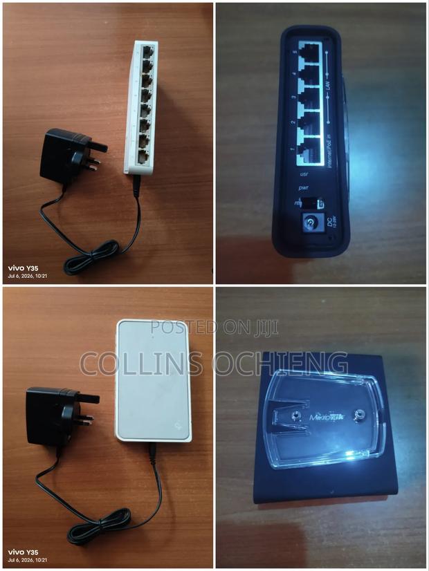 Mikrotik and Tp Link Switch. - main view