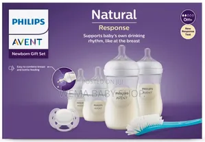 Philip Avent Natural Response Newborn Gift Set -Bottles/Pacifier/Brush