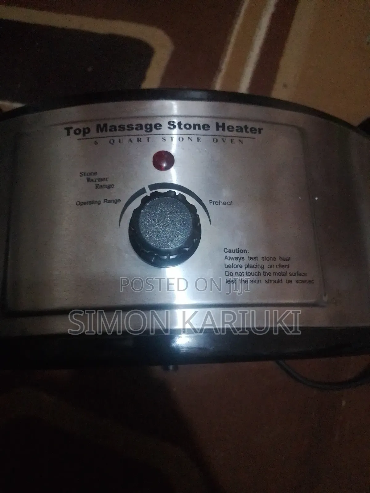 Top Massage Stone Heater And Dish