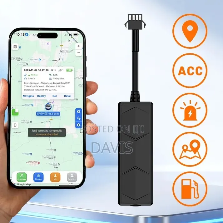Vehicle GPS Tracker 9-90v Relay Cut Engine Realtime Tracking Car