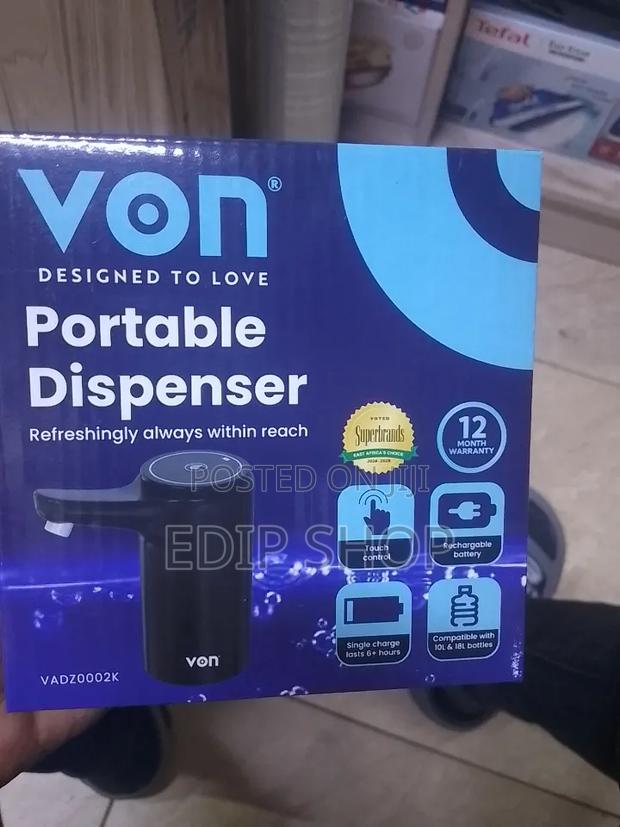 Rechargeable Von Mini Water Pump/Dispenser - main view