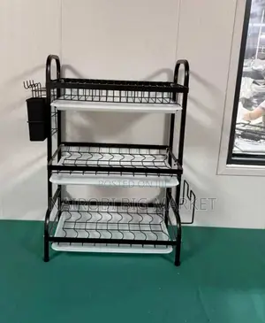 Executive Carbon Black Advanced 3 Layer Dish Rack