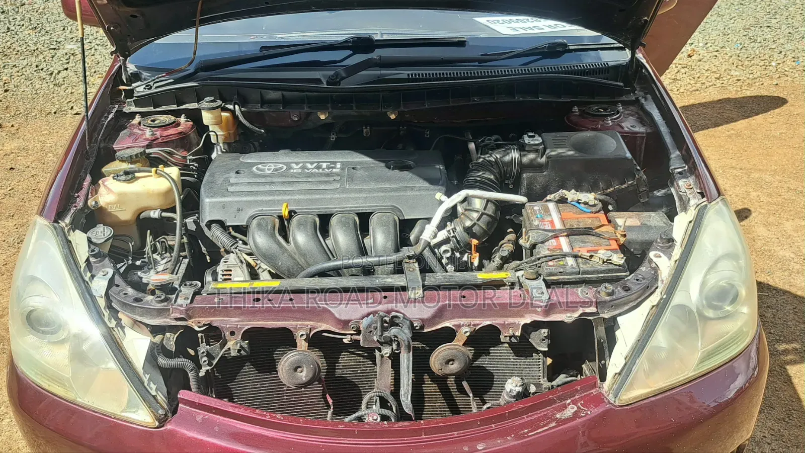 Toyota Allion 2007 Burgundy