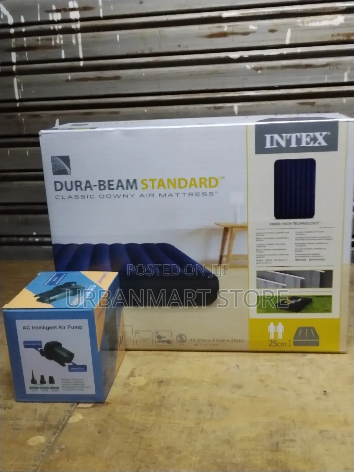 Intex 4x6 Inflatable Air Mattress With Free Pump